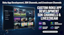 develop custom roku app sdk channel and livestreaming ott app