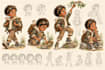 create childrens book character pose and expression sheets