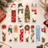 design cute vintage christmas bookmarks