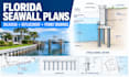 do florida seawall permit plans, bulkhead structural drawings