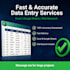 do fast and accurate data entry and web research