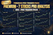 7 stocks deep analysis with fibonacci, video ,excel sheet