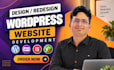 design wordpress website, corporate wordpress website, cutom website development