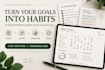 turn your goals into a personalized habit system