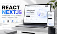 develop a modern react nextjs frontend website