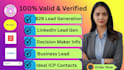 do valid b2b lead generation, linkedin lead gen within 24h