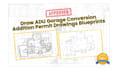 draw adu garage conversion addition permit drawings blueprints