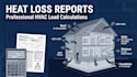 do a heat loss calculation report and hvac load sizing manual j