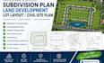 design subdivision plan, land development, lot layout, civil site plan