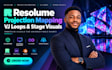 create custom resolume projection mapping and seamless vj loops