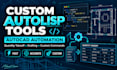create custom autolisp tools for autocad automation and quantity takeoff