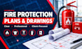 design clear fire safety fire protection drawings