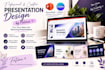 design professional canva presentation and pitch deck