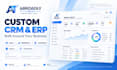 develop custom CRM erp and business management software