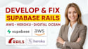 fix ruby on rails bug, supabase, aws, heroku and digitalocean issue