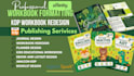 workbook redesign kids educational workbook design ingram spark indesign kdp