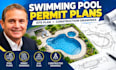 design swimming pool permit plans, site plan and construction drawings