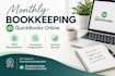provide monthly bookkeeping services