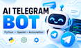 build a python telegram bot with ai and openai API