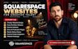 design squarespace theater website actor portfolio website director website