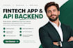 develop fintech banking web app websocket backend b2b saas marketplace plaid api