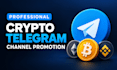 do professional crypto telegram promotion