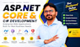 create database driven website with asp net core mvc, dot net