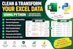 clean and transform your excel data using python