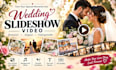 create a romantic wedding and anniversary photo slideshow