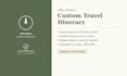 create a research verified custom travel itinerary with budget tracker