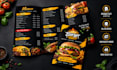 design food flyer, restaurant menu and menu design