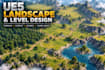 unreal engine 5 landscape terrain game environment, level design map ue5 vormac