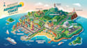design 3d tourism, travel, vacation, adventure and landmark maps