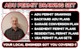 create adu permit drawings, backyard adu, garage conversion and basement plans