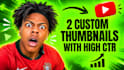 create eye catchy youtube thumbnails