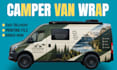 design camper van wrap and van wrap,vehicle wrap,