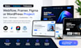 design redesign or fix a responsive webflow framer figma wordpress website
