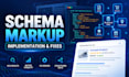 add schema markup and structured data to your website