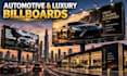 design automotive and luxury billboard advertisements