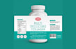 create premium vitamin label supplement pouch bottle packaging design