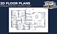 create 2d floor plan, architectural floor plan house plan and layout