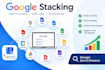 boost local SEO rankings, visibility, with google stacking