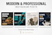 design modern and professional posts