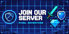 create pixel gaming discord art and logo for your server