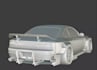 design 3d car body kit, fender, bumper, fender, diffuser
