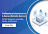 set up your home server with secure remote access
