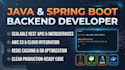 develop scalable java spring boot apis and microservices