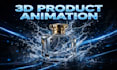 create 3d perfume bottle animation with colorful splash ad video