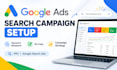 set up and optimize google ads search campaigns