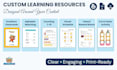 custom educational learning materials and resources